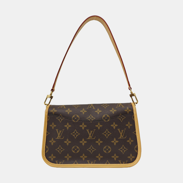 DIANE Monogram Coated Canvas Brown