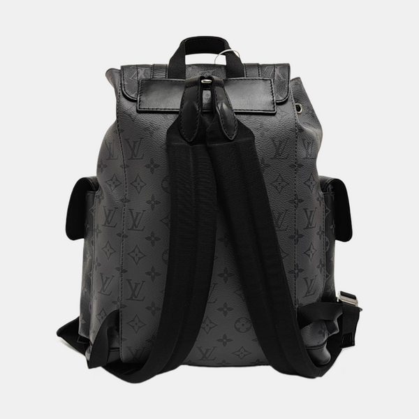 CHRISTOPHER PM Monogram Coated Canvas Gray