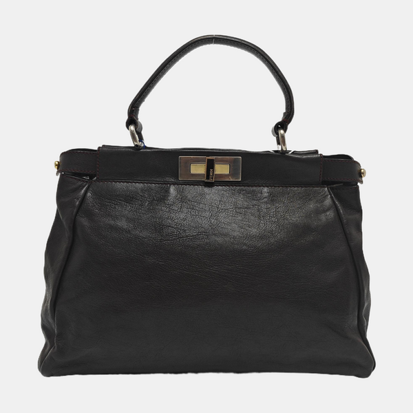 Peekaboo Medium Calfskin Brown