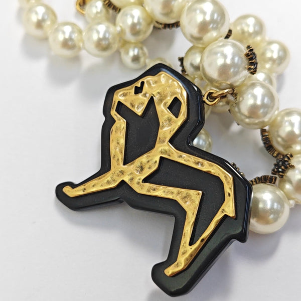 Faux Pearl White Necklace