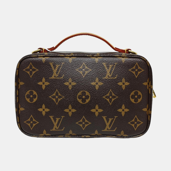 UTILITY Monogram Coated Canvas Brown