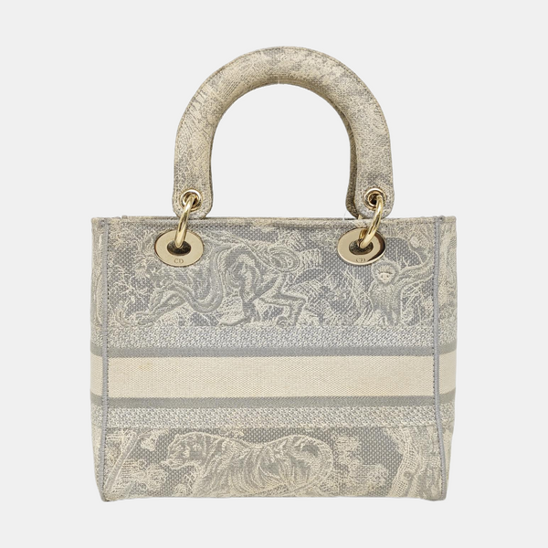 Lady D-Lite Medium Fabric Gray