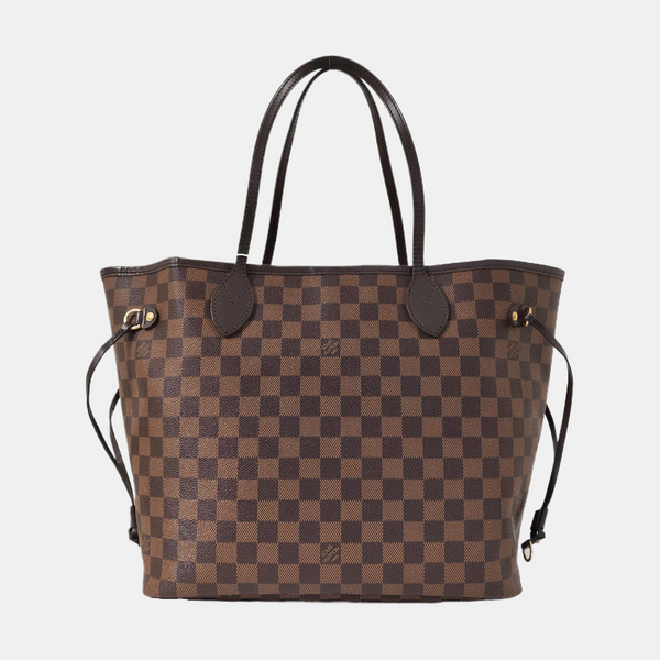 NEVERFULL MM Damier Ebene Coated Canvas Brown