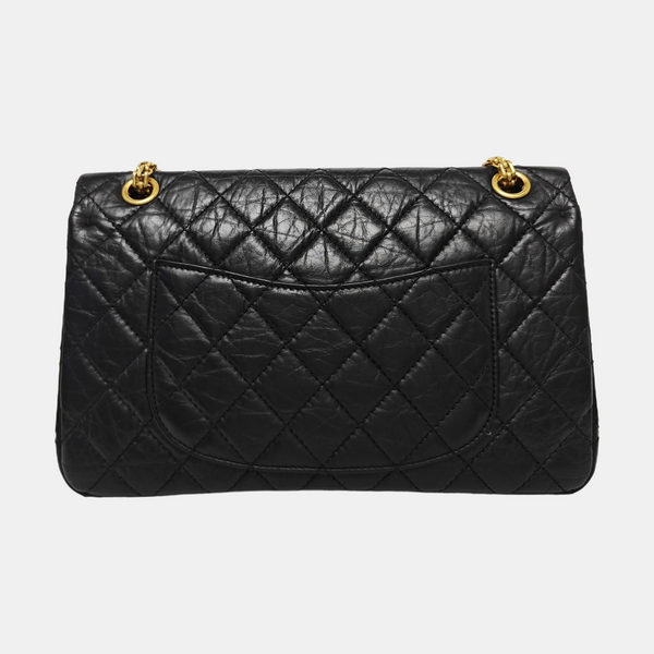 2.55 227 (jumbo) Quilted Calfskin Black