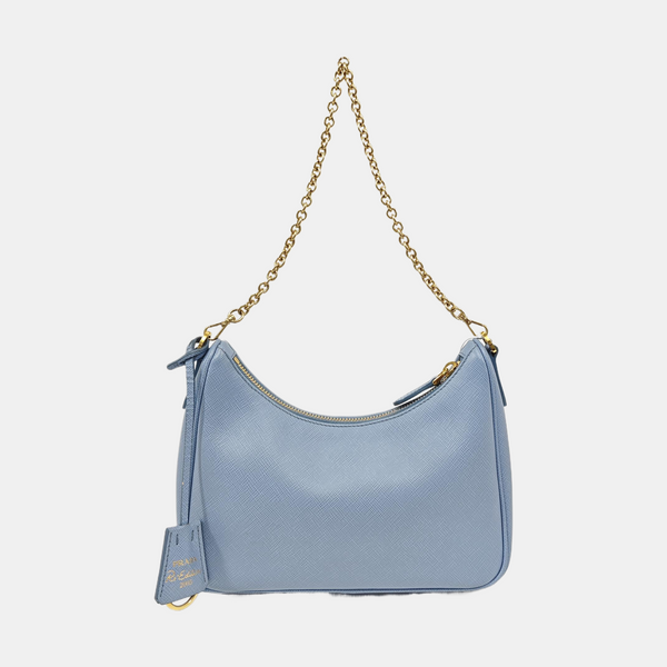 Re-Edition2005 Saffiano Calfskin Blue