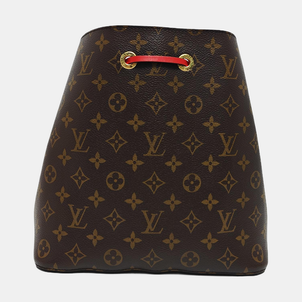 NÉONOÉ MM Monogram Coated Canvas Brown