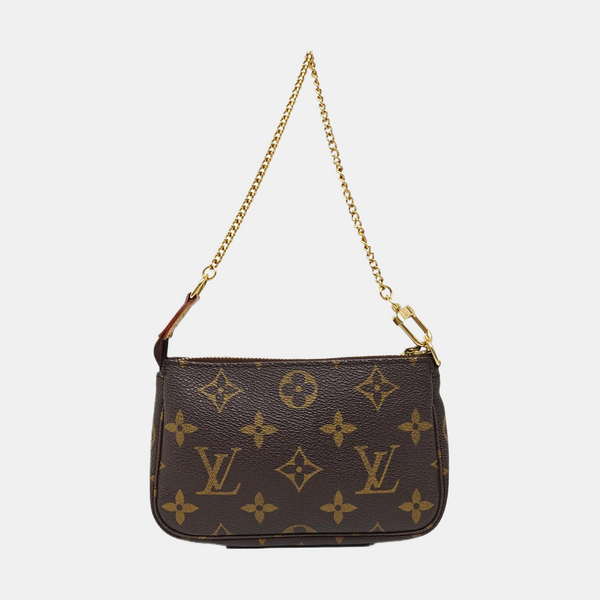 ACCESSOIRES Mini Monogram Coated Canvas Brown