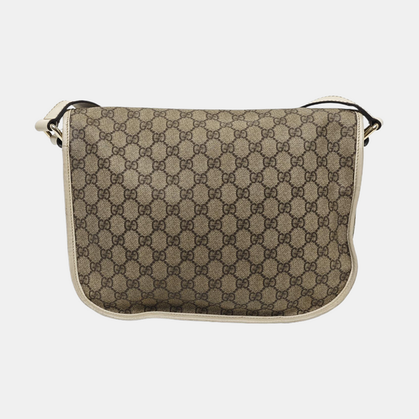 GG Supreme Monogram Coated Canvas Beige