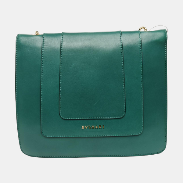 SERPENTI FOREVER Medium Calfskin Green