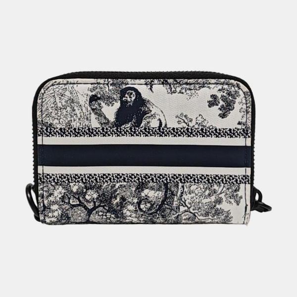 Diortravel Special Material White Wallet