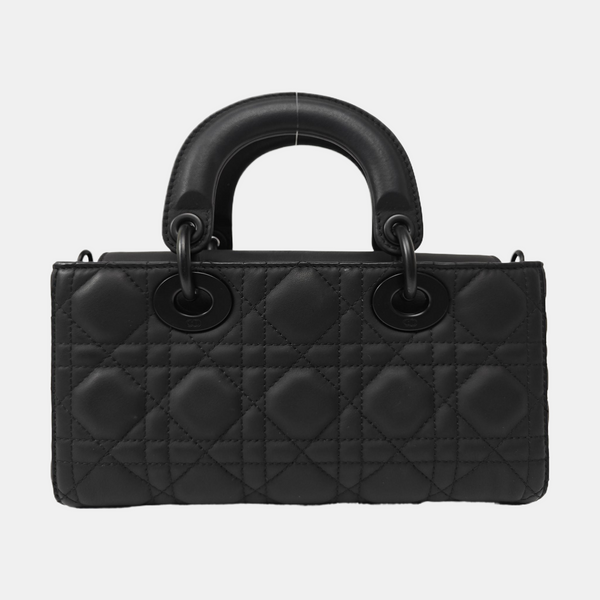 Lady D-Joy Small Cannage Lambskin Black