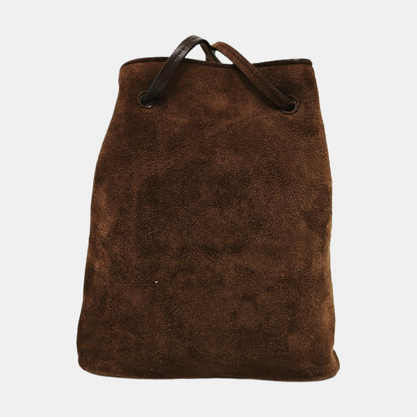 Suede Shoulder Bag Brown