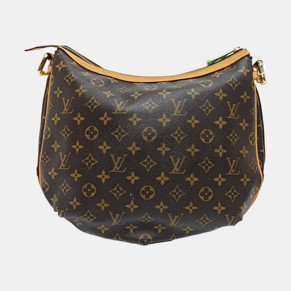 TULUM Monogram Coated Canvas Brown