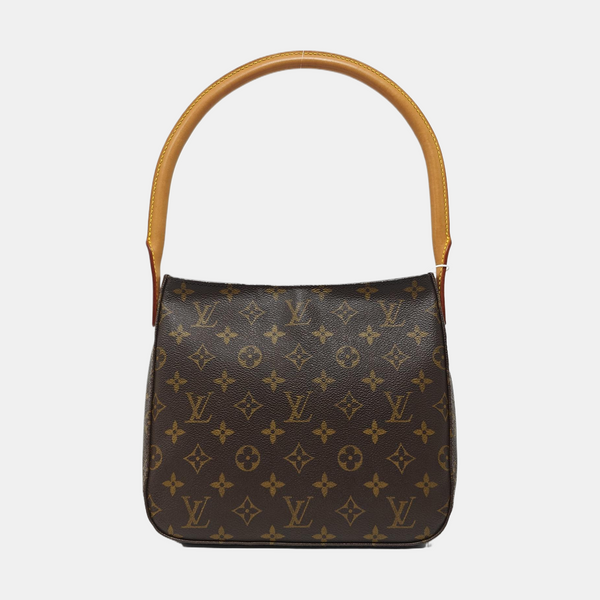 LOOPING MM Monogram Coated Canvas Brown