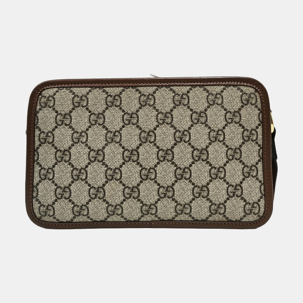 Bree Monogram Coated Canvas Beige