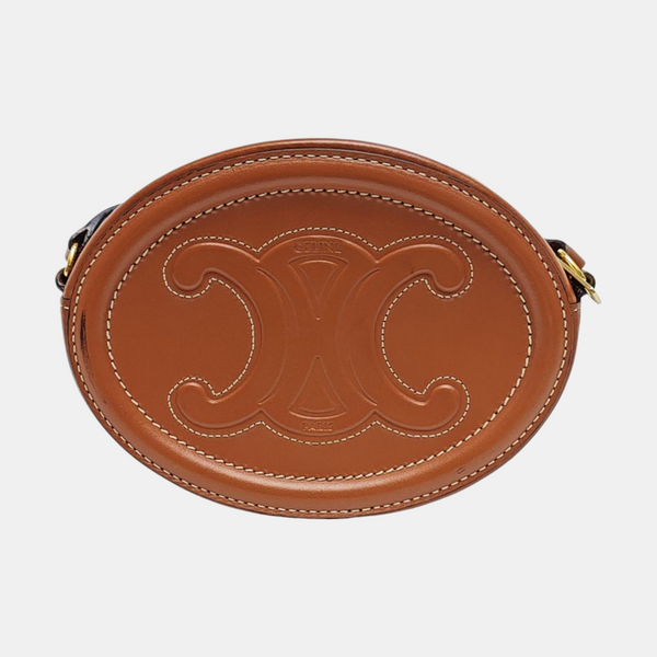 TRIOMPHE Small Calfskin Brown