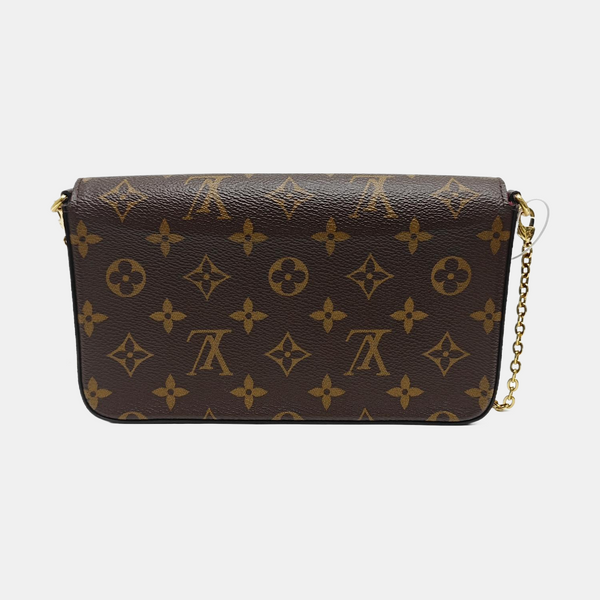 FÉLICIE Monogram Coated Canvas Brown