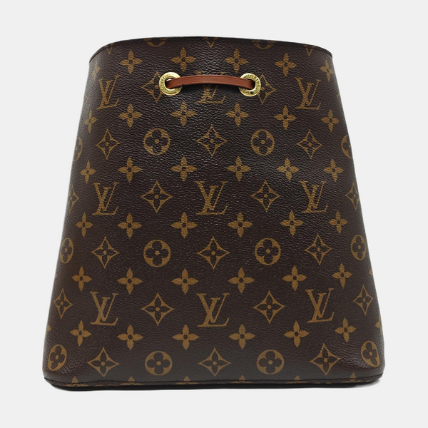 NÉONOÉ MM Monogram Coated Canvas Brown