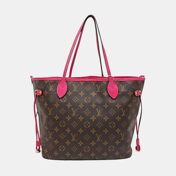 NEVERFULL INSIDE OUT MM Monogram Coated Canvas Brown