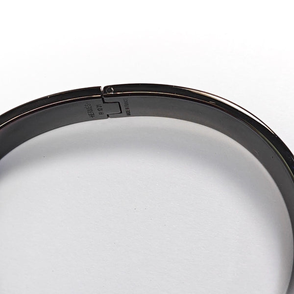 Clic Clac H Metal Black Bangle