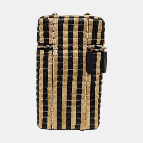 Straw Shoulder Bag Beige