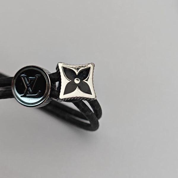 Coated Canvas Black Bangle