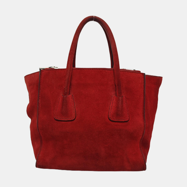 Glace Calf Suede Red