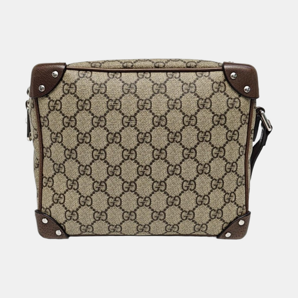 Trunk Monogram Coated Canvas Brown