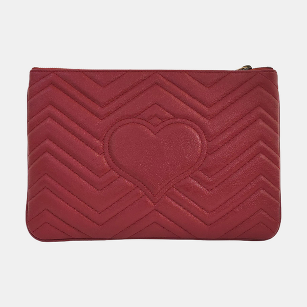 Quilted Calfskin Red