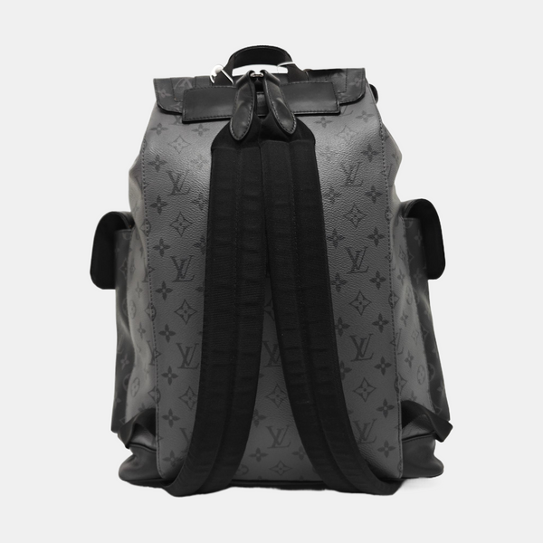 CHRISTOPHER MM Monogram Coated Canvas Gray