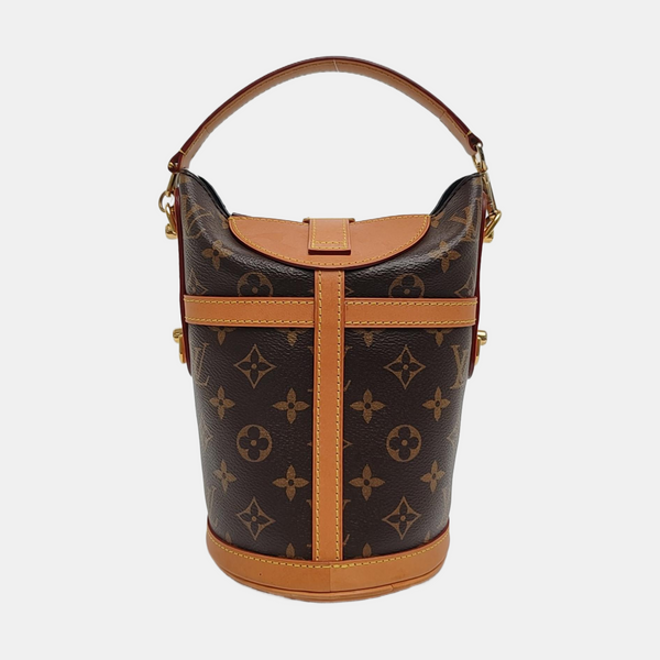 DUFFLE Monogram Coated Canvas Brown
