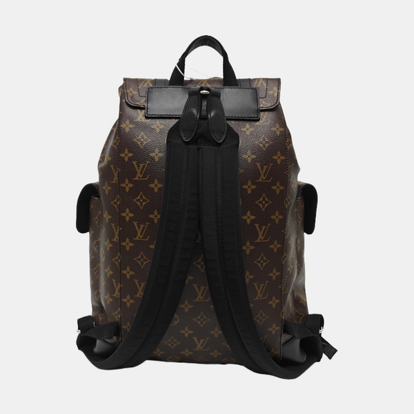 CHRISTOPHER MM Monogram Coated Canvas Brown