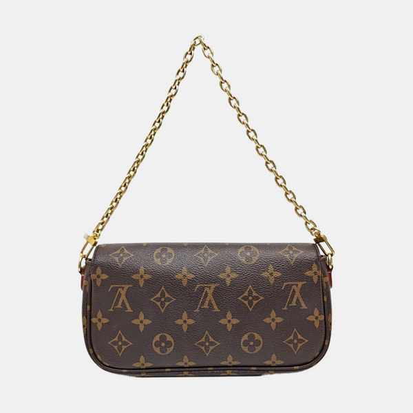 IVY Monogram Coated Canvas Brown