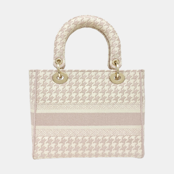 Authenticated pre-owned Lady D-Lite Medium Fabric Multicolor - Tote Bag at Looply
