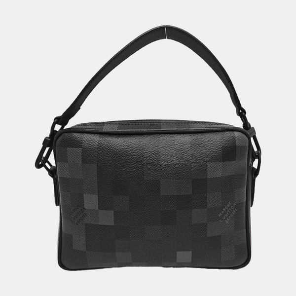 NIL Damier Graphite Coated Canvas Black