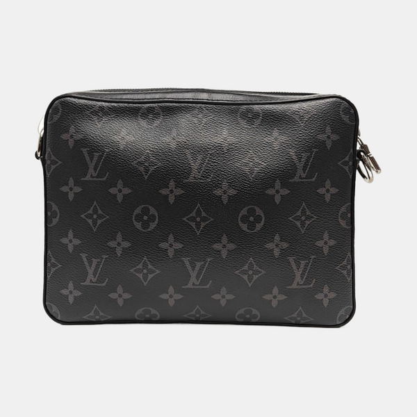 TRIO Monogram Coated Canvas Gray