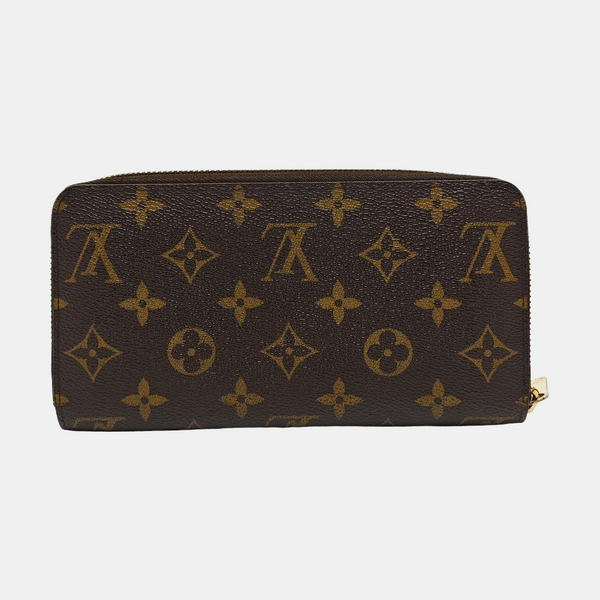 ZIPPY Monogram Coated Canvas Brown Wallet