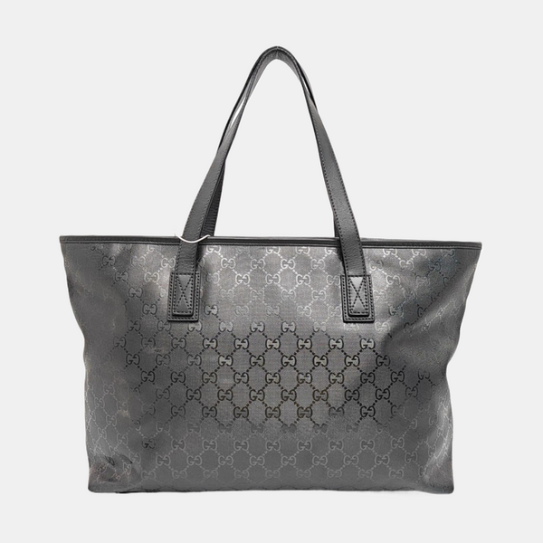 GG Imprime Monogram Coated Canvas Gray