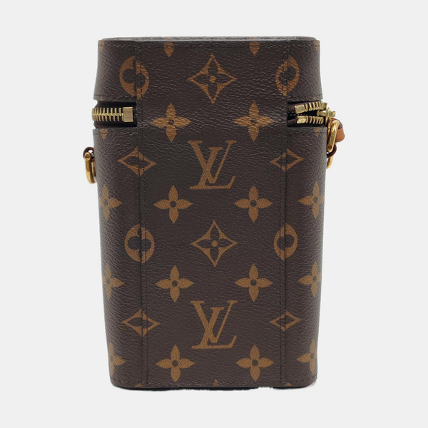PHONE BOX Monogram Coated Canvas Brown