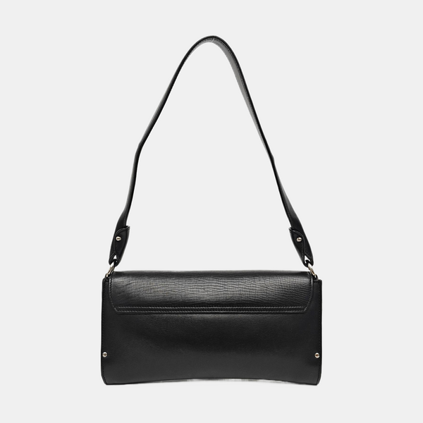 Calfskin Shoulder Bag Black