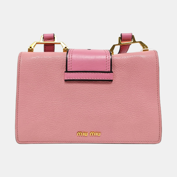 Miu Lady Calfskin Pink