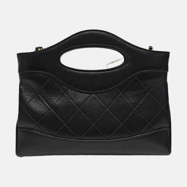 CHANEL 31 Nano Quilted Calfskin Black