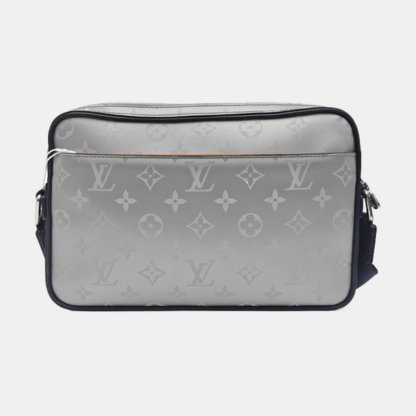 ALPHA Monogram Coated Canvas Silver
