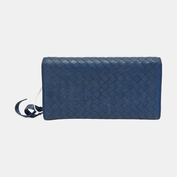 Lambskin Wallet Blue