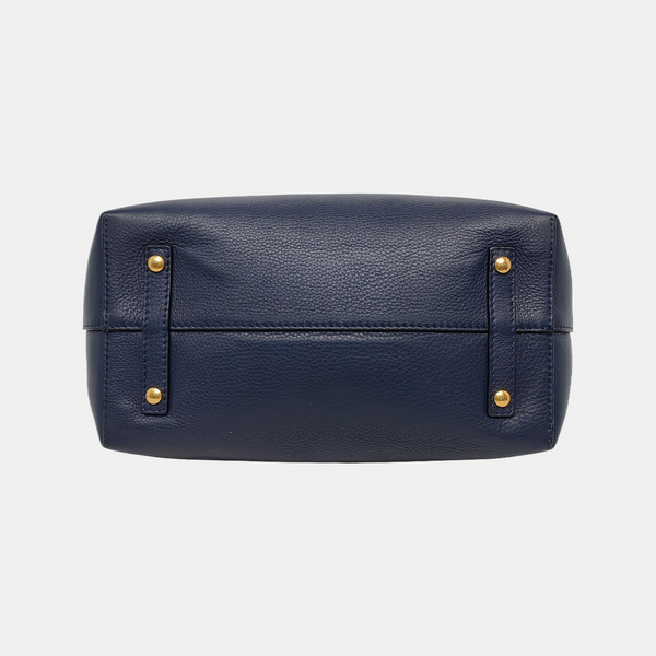 The Belt Large Calfskin Blue