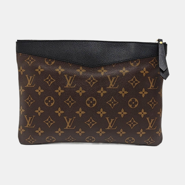 DAILY Monogram Coated Canvas Brown