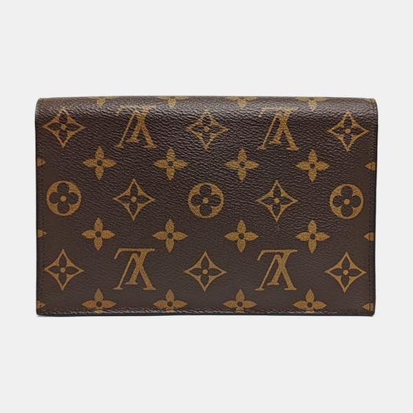 FLORE Monogram Coated Canvas Brown