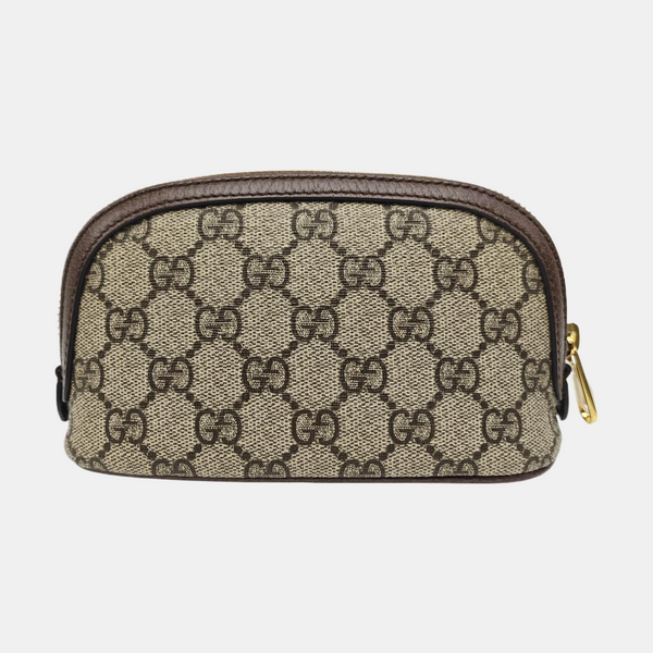 Ophidia Mini Monogram Coated Canvas Beige