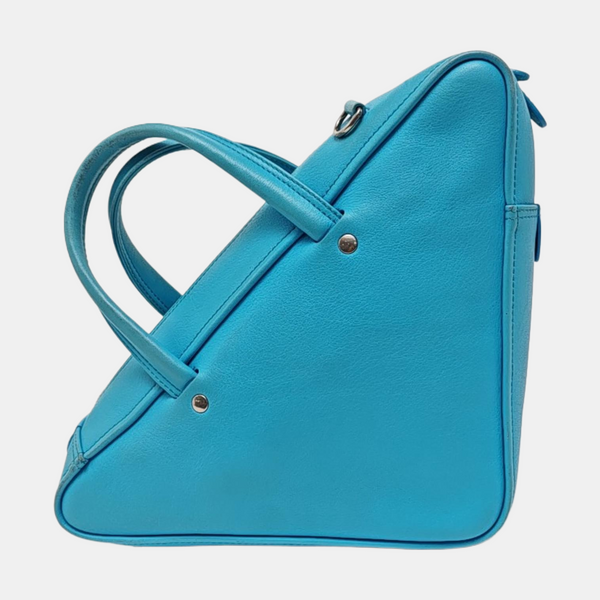 Triangle Calfskin Blue