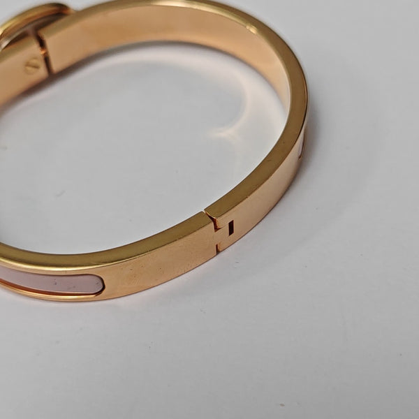 Twin Metal Red Bangle